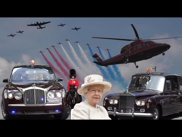 The Queen's Platinum Jubilee 👑 Aircraft, limousines and Royalty