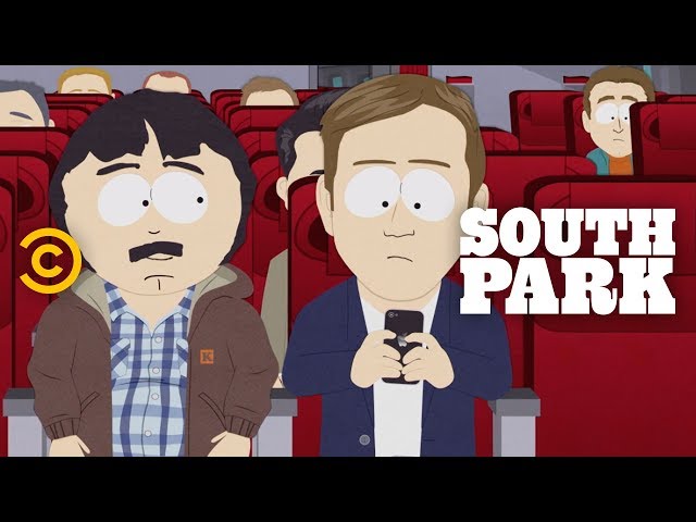 Randy Marsh Is the Worst Guy to Sit Next to on a Plane - South Park