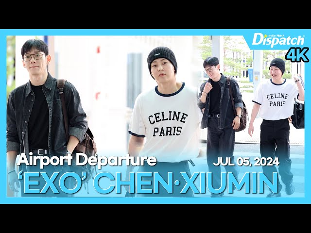 CHEN·XIUMIN(EXO), Incheon International Airport DEPARTURE