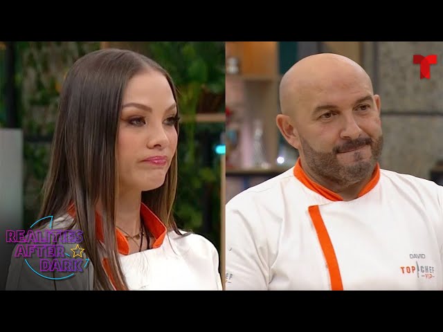 Carolina y David sufrieron con el pollo en la cocina de Top Chef VIP | Realities After Dark