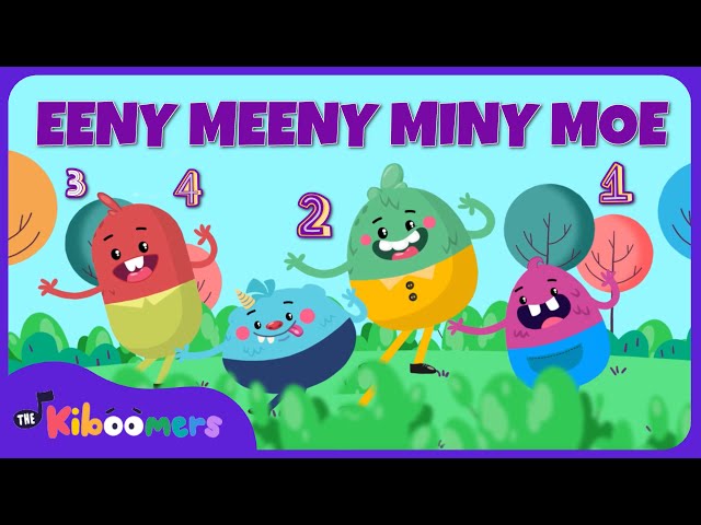 Eeny Meeny Miny Moe - The Kiboomers Preschool Learning Videos - Counting Song