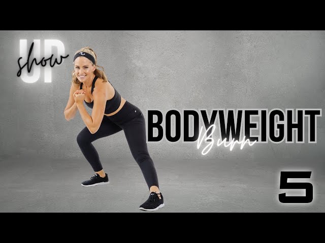 30 Minute Bodyweight ISO Burn Workout - SHOW UP DAY 5