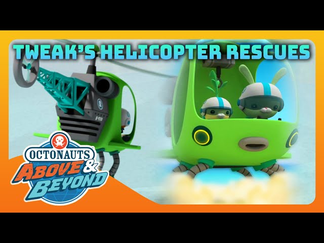 Octonauts: Above & Beyond - 🚁 Tweak & Friends Helicopter Rescues ⛑️ | Compilation | @Octonauts​