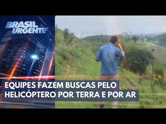 Helicóptero desaparecido: buscas por terra em região de mata | Brasil Urgente