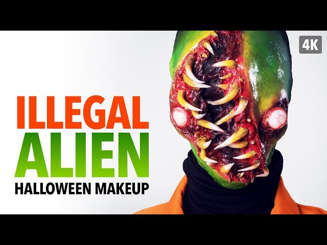 Arean 51 Alien Halloween Makeup Tutorial