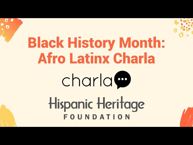 Afro Latinx Charla