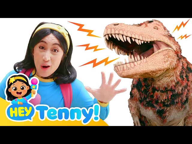 🦖 ROARR! T-Rex VS Triceratops | Dinosaur for Kids | Educational Video for Kids | Hey Tenny!