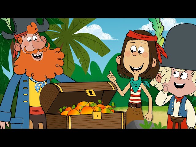 Learn Letters F - J with Captain Seasalt and the ABC Pirates | Cartoons For Kids