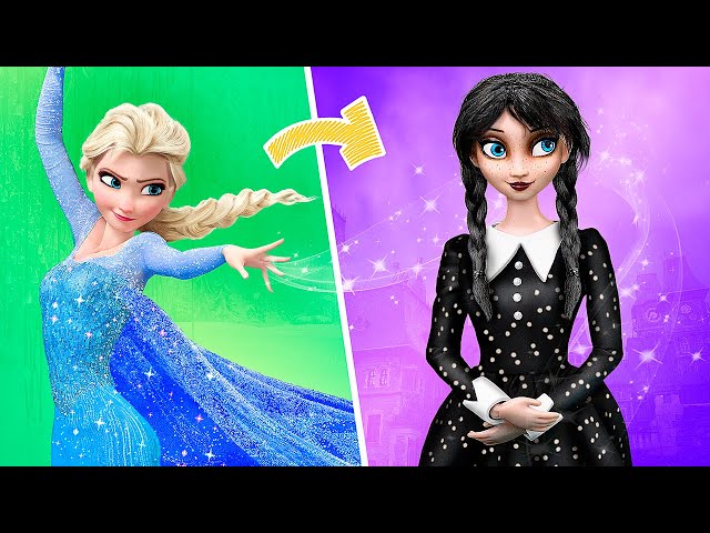 Elsa and Anna Transformation / 30 Frozen DIYs