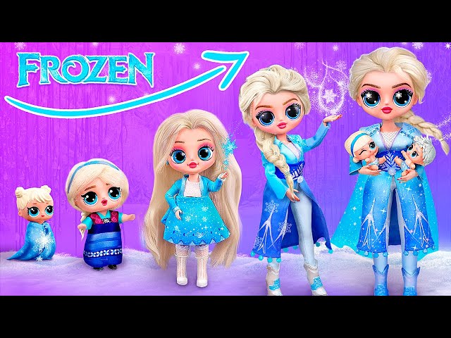 Elsa: From Child to Grown-Up! 32 Frozen DIYs for LOL