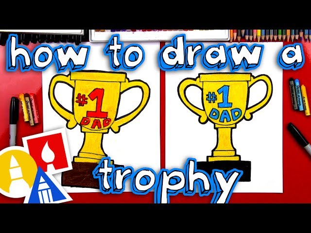 How To Draw A Trophy For Father's Day