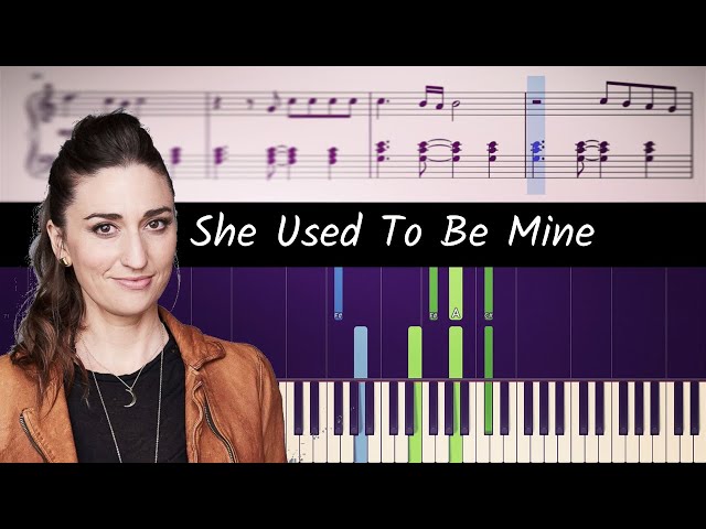 How to play piano part of She Used to Be Mine (Waitress) by Sara Bareilles