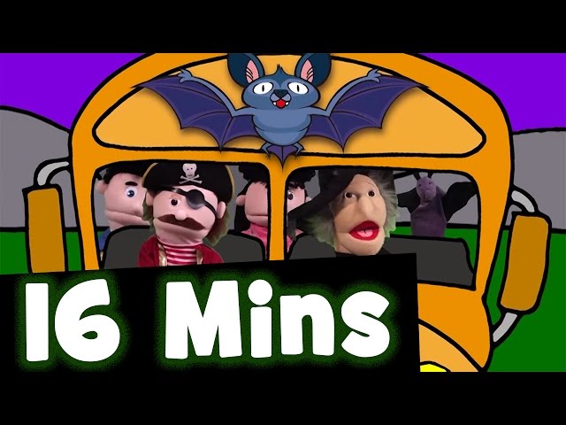 Spooky Spooky Halloween Songs for Kids | 16mins Video Collection