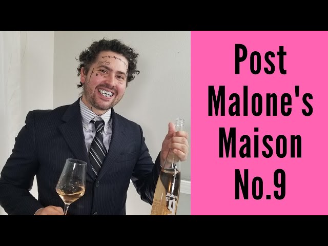 Post Malone's Maison No  9 Rosé Wine Review