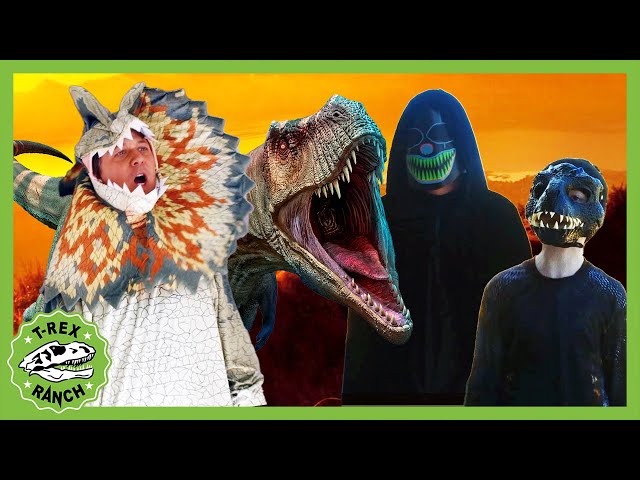 HALLOWEEN Dinosaur Party! T-Rex Ranch Dinosaur Videos