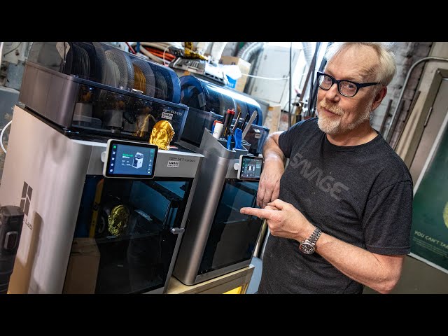 Adam Savage Builds His 3D Print Farm!