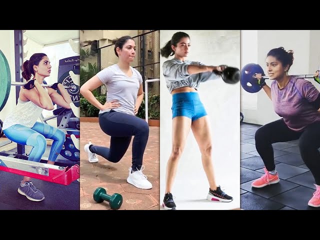 Tamil Actress Hot Workouts | 2020 Rewind Aval Glitz | Samantha, Keerthi, Tamannah, Nadiya