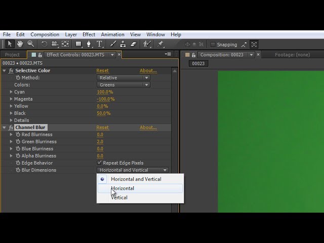 After Effects Quick Tip - Improving Your Green Screen
