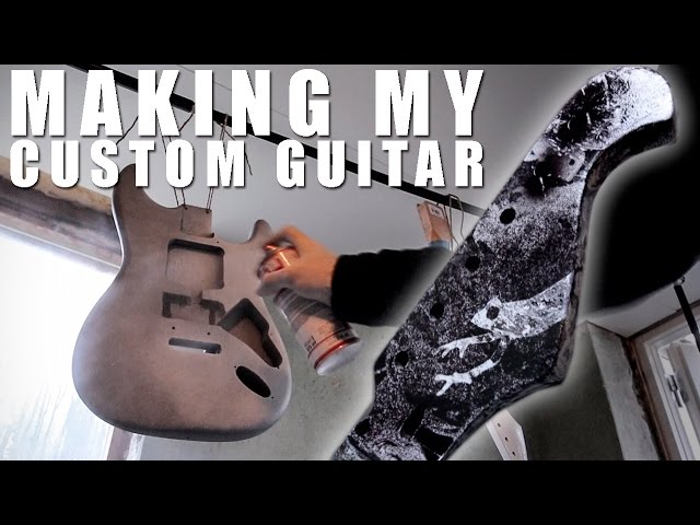 MAKING MY CUSTOM GUITAR!