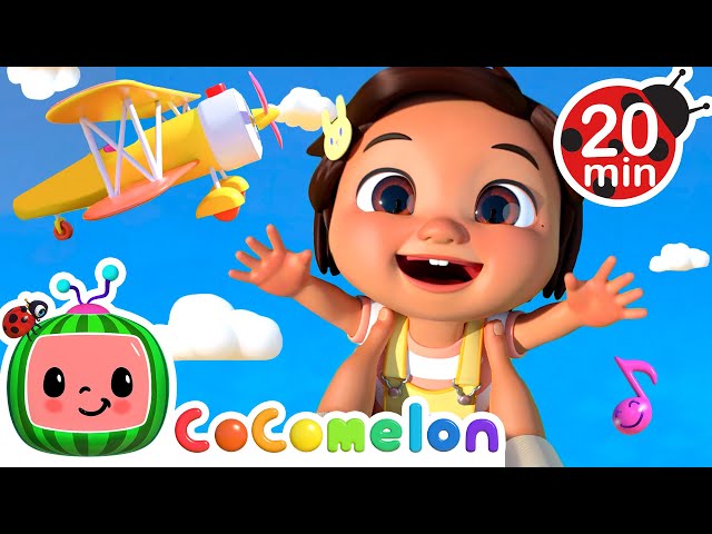 Airplane Song + More Fun Cocomelon Nursery Rhymes! | Adventure Learning | Play Time and Kids Songs
