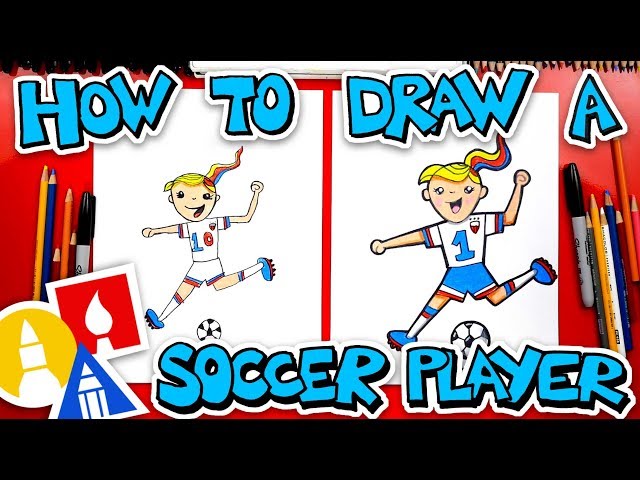How To Draw A Girl Soccer Player