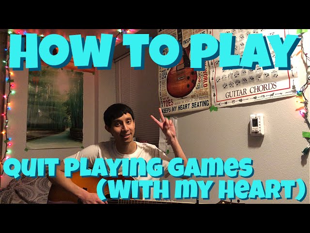 How to play 'Quit Playing Games (With My Heart)' (Easy) - Backstreet Boys - Acoustic Guitar Tutorial