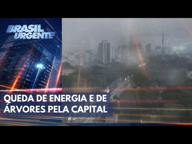 Temporal deixa São Paulo em estado de atenção | Brasil Urgente