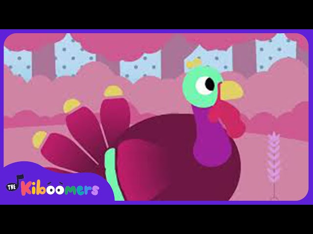Six Little Turkeys - The Kiboomers Preschool Songs - Circle Time Thanksgiving Song