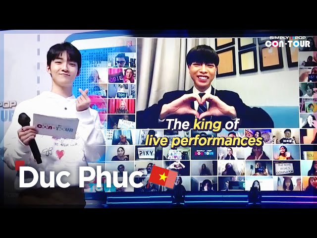 [Simply K-Pop CON-TOUR] DUC PHUC! The king of live performances (📍Vietnam)