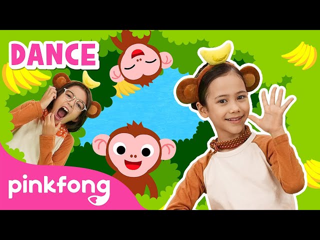 Monkey | Dance Along | Kids Rhymes | Let's Dance Together! | Pinkfong Songs