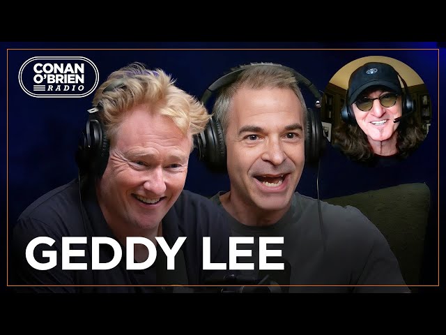 Conan Surprises Jordan Schlansky With Rush Singer Geddy Lee | Conan O'Brien Radio