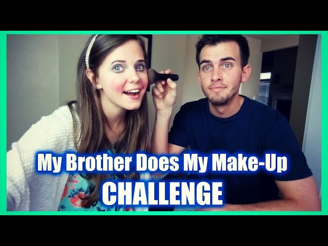 My Brother Does My Make-Up | Tiffany ❤ | Vlog