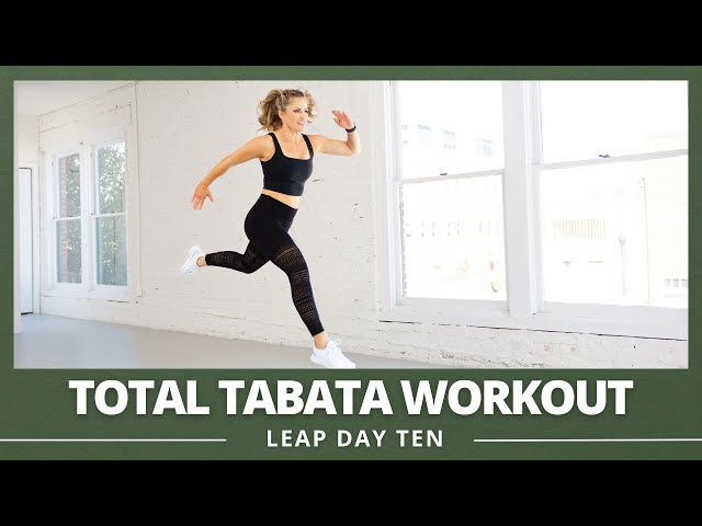 20-Minute Total Tabata No Equipment Workout - LEAP DAY 10