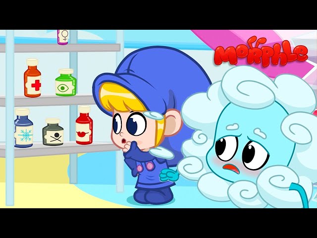 MY SUPER MORPHLE and the FLU SEASON! +MORE Super Kids Cartoons - MOONBUG KIDS - Superheroes
