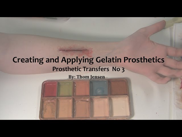 How to Make and Applying Gelatin Effects - Prosthetic Transfers #3