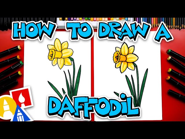 How To Draw A Daffodil