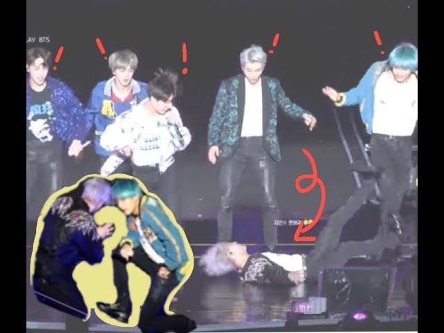 Sudden Change in DNA Dance? Jimin falls, & Jin takes his shoes off