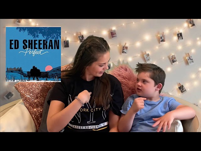 Ed Sheeran - Perfect - Isabella Signs - Lucus model with Down Syndrome - Makaton - BSL