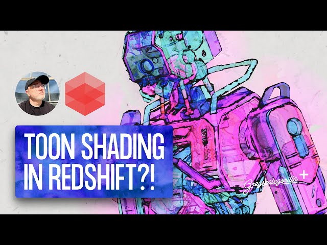 Watercolor Toon Shading with Redshift?! | In-Depth Tut