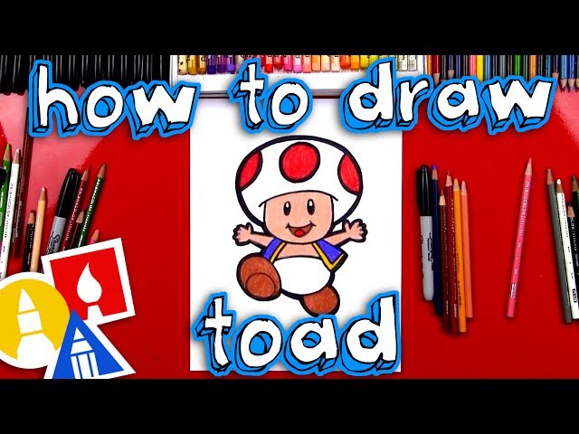 How To Draw Toad From Mario (With Body)