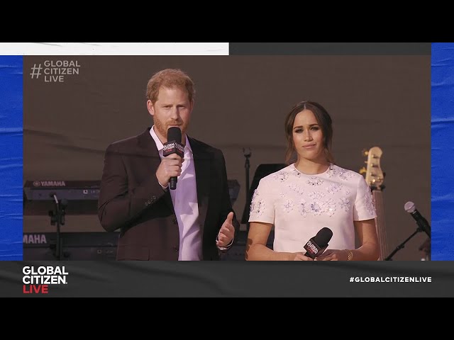 Prince Harry and Meghan, The Duke and Duchess of Sussex at Global Citizen Live