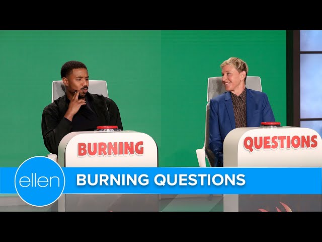 Michael B. Jordan Plays 'Burning Questions'