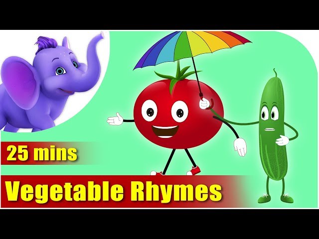 Vegetable Rhymes - Best Collection of Rhymes for Children in English