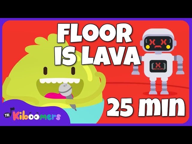Floor is Lava Song Compilation - The Kiboomers Preschool Freeze Dances