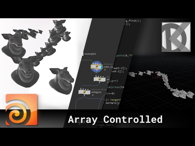 Array Controlled Animation in Houdini
