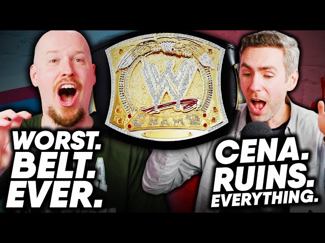 Ranking EVERY WWE Title Belt Design...In 3 Words Or Less | The 3-Count