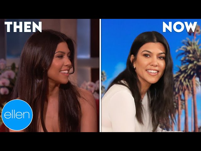 Then and Now: Kourtney Kardashian's First and Last Appearances on The Ellen Show