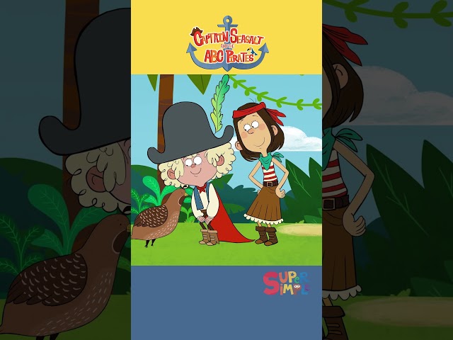 What starts with the letter Q? #alphabet #abcpirates #supersimpletv #shorts