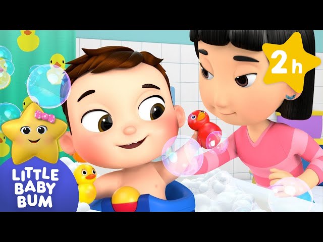 Baby Max's First Bath! - Bath Song | Baby Song Mix! Little Baby Bum - Nursery Rhymes for Kids