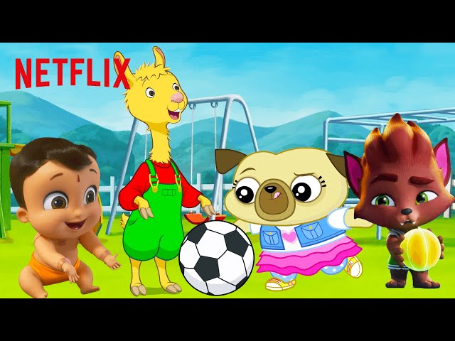 "Sharing With You" Song with Bheem, Cory Carson & Super Monsters 🎶 Netflix Jr. Jams